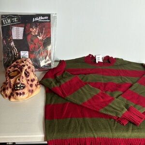 Freddy Krueger Halloween costume a nightmare on Elm St., size extra large New